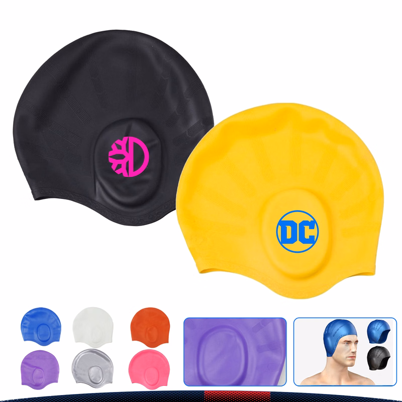 Silicone Ear Protection Swimming Cap