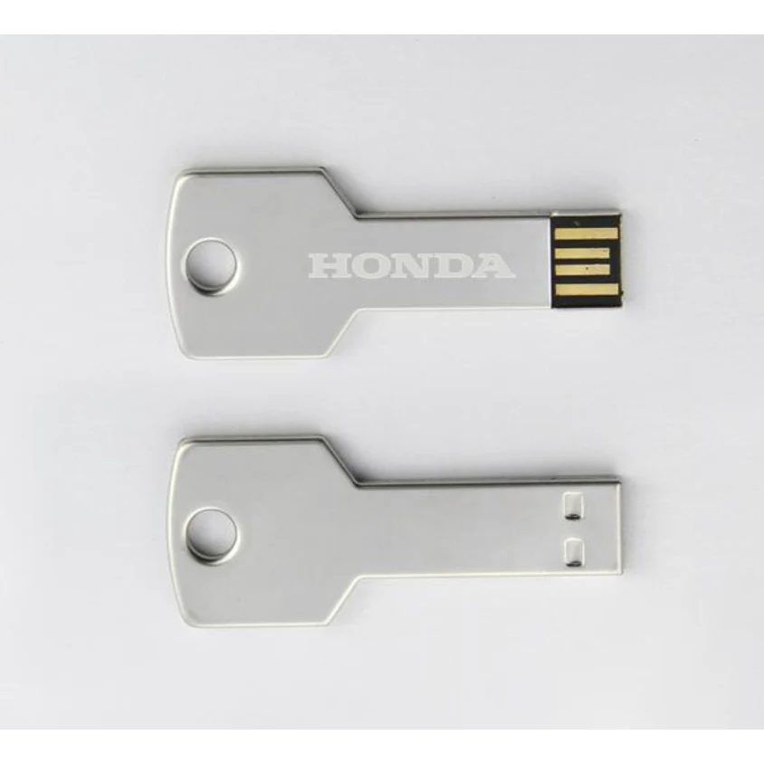 2 GB Silver Key Shaped USB 2.0 Flash Drive 1