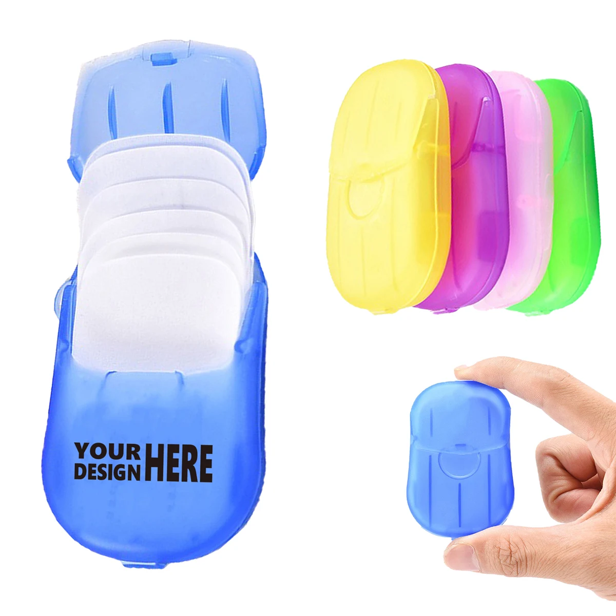 Pocket-Size Soap Sheets with Eco-Friendly Case 1