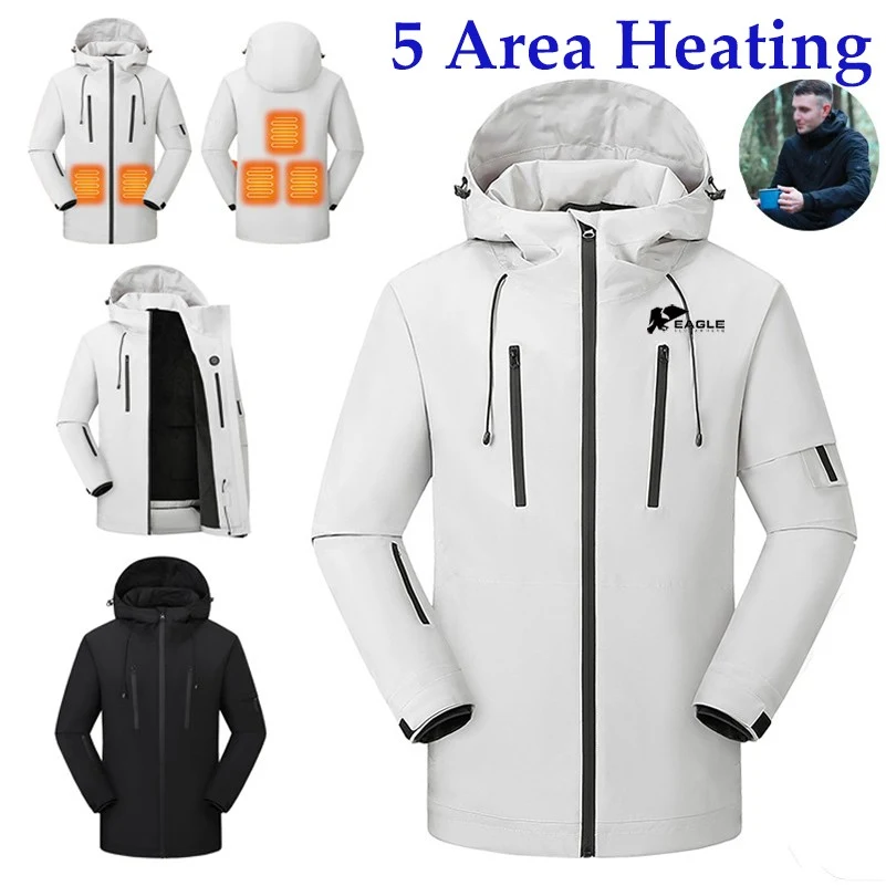 5 Zone Heating Jacket Hoodie Coat 1