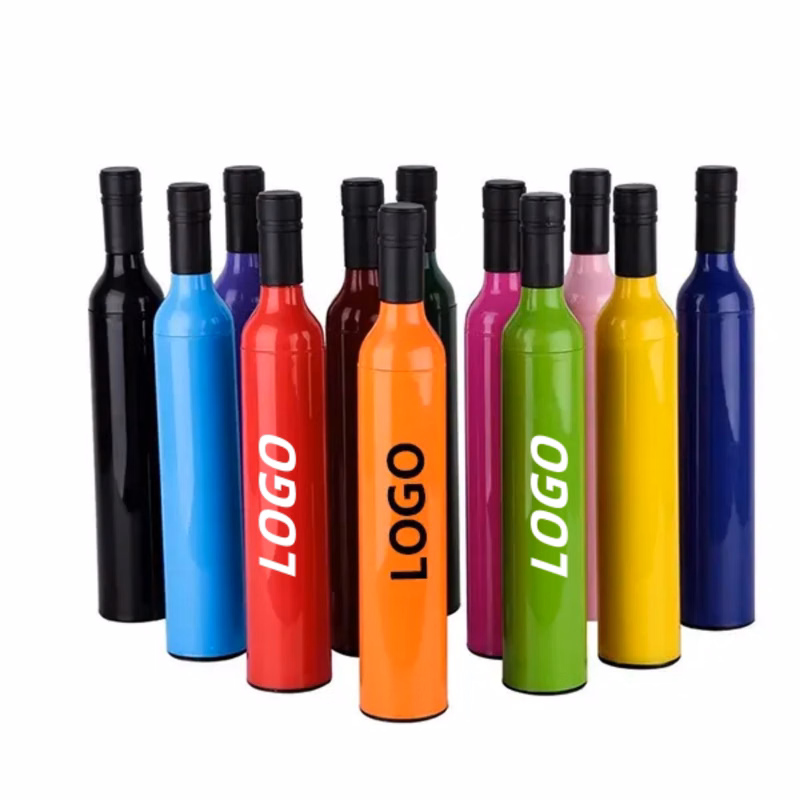 Folding Wine Bottle Umbrella For UV Protection