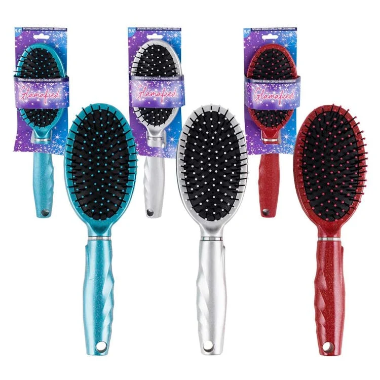 Oval Detangle Hairbrush Assorted - 9.6" 1