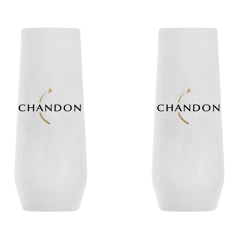 Acrylic Stemless Champagne Flutes 1