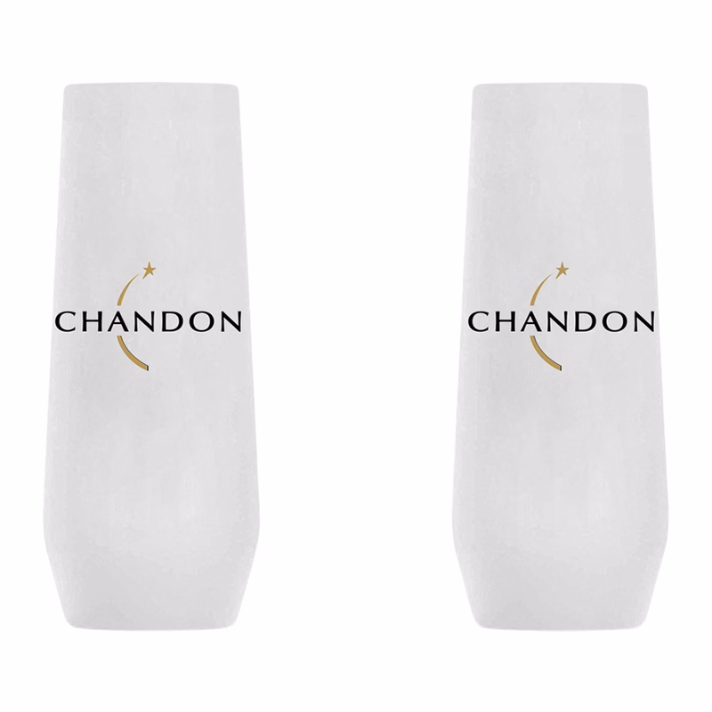 Acrylic Stemless  Champagne Flutes