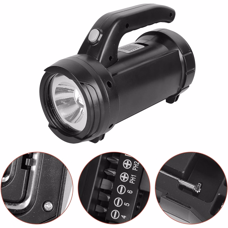 2 in 1 LED Camping Tool Flashlight with Screwdriver Set