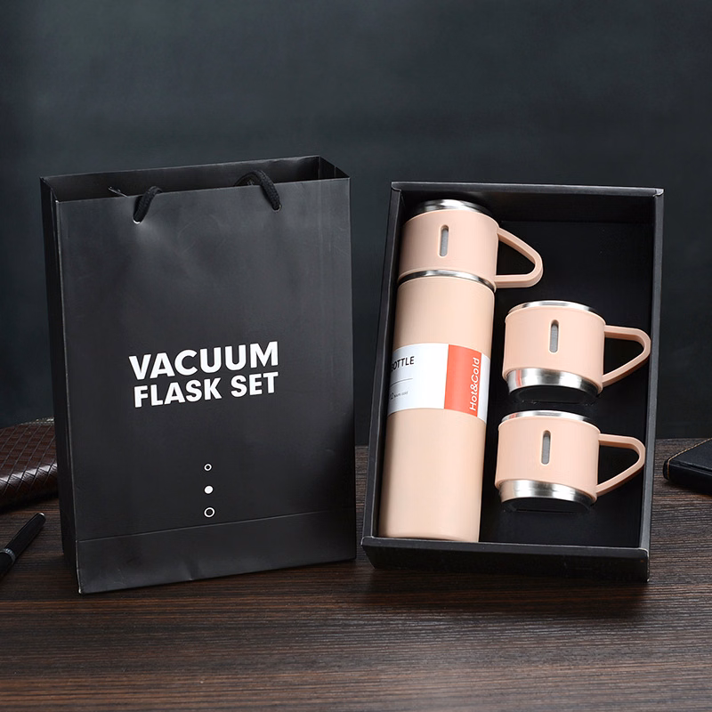 16Oz Stainless Steel Vacuum Thermos Gift Set