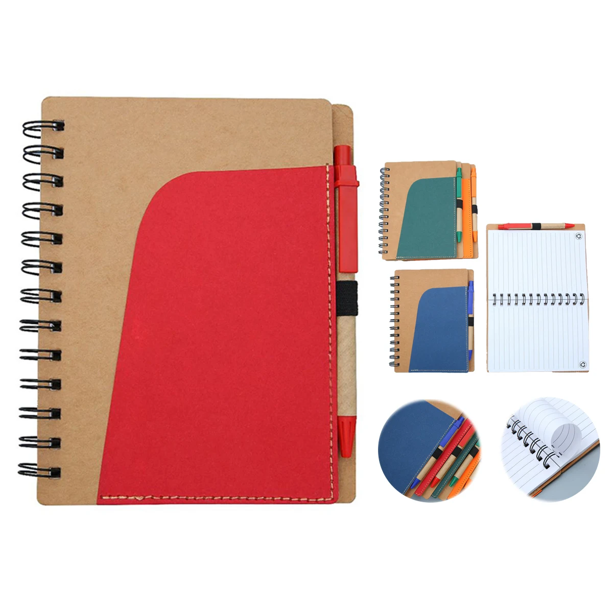 Spiral Bound Notepad & Pen Set 1