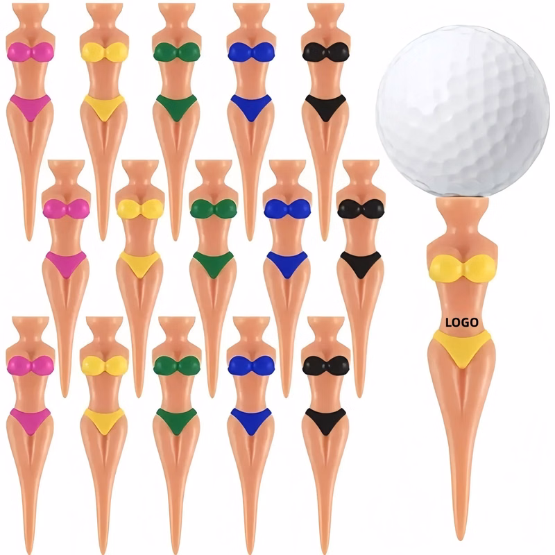 Lady Bikini Girl Golf Tees Novelty Golf Accessory