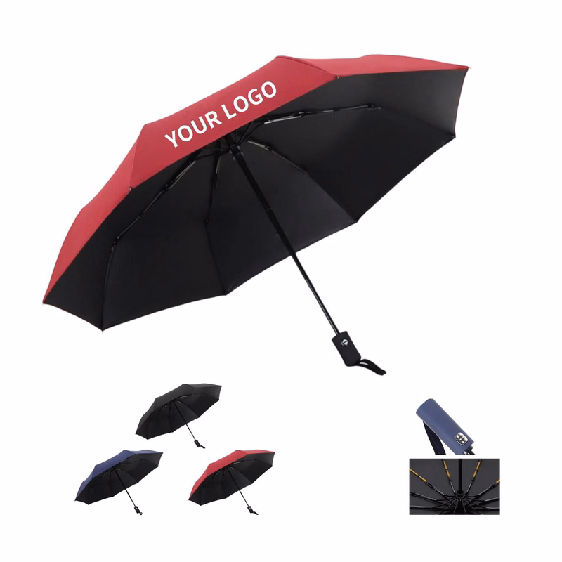Pongee Inverted Umbrella with Drip Free Reverse Folding