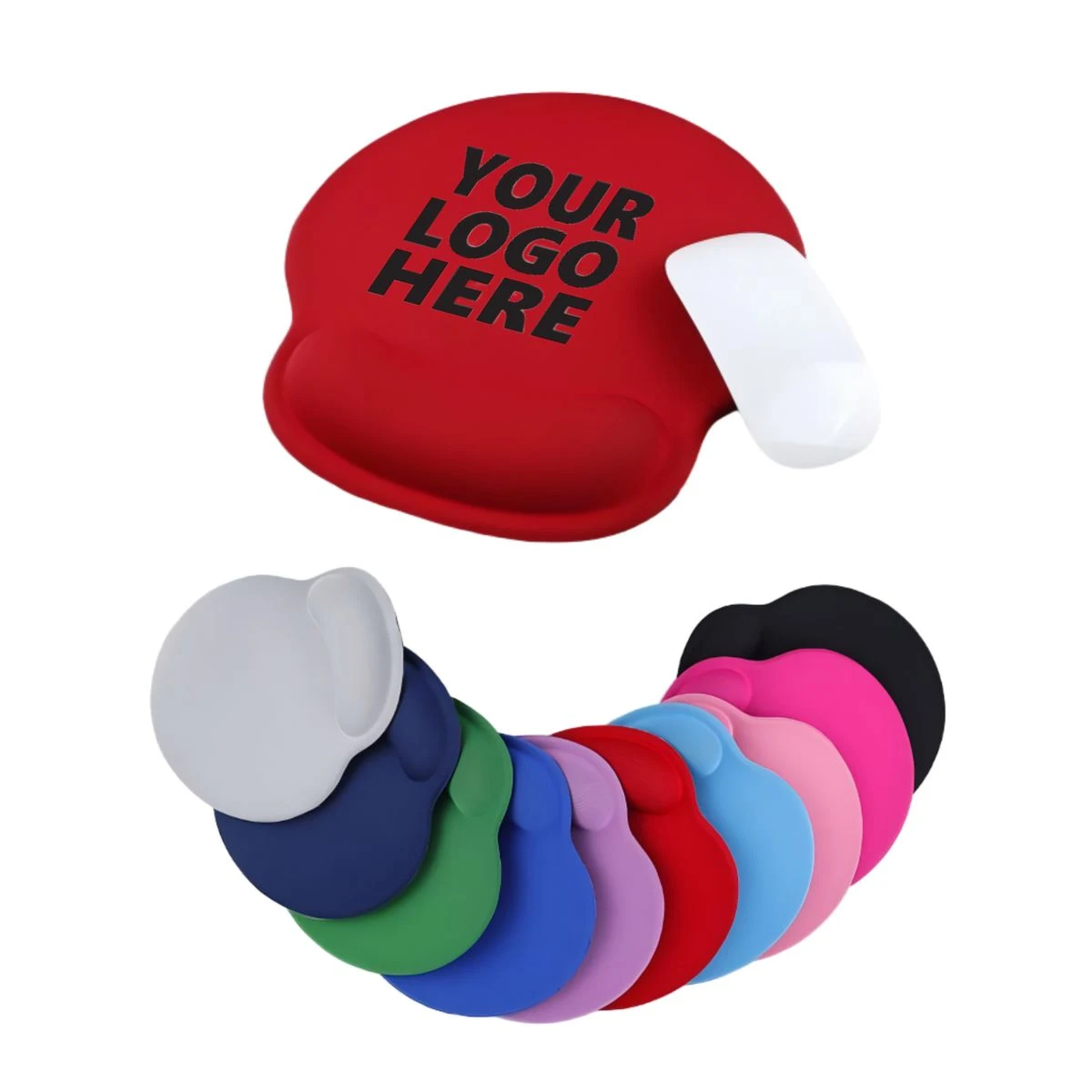Ergonomic Custom Silicone Gel Wrist Support Mouse Pad 1