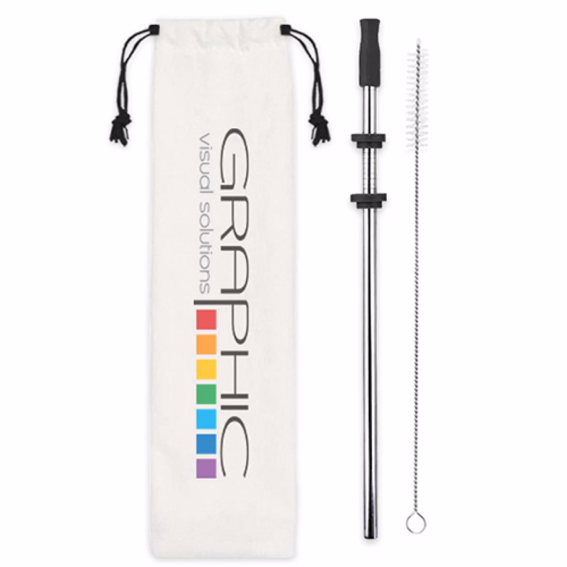 Stainless Steel Straw Kit (Straight)