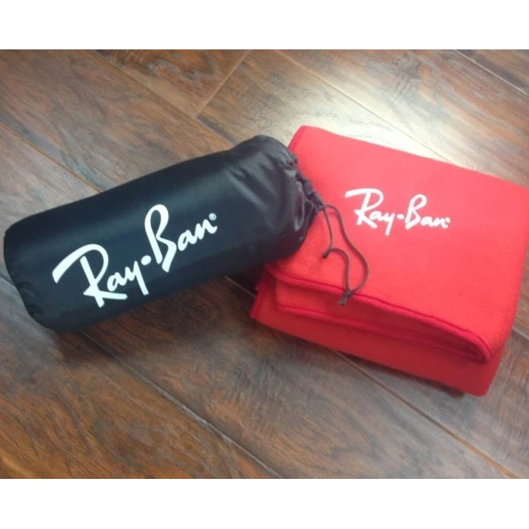 200gsm Polar Fleece Casual Blanket with Strawstring Pouch 1
