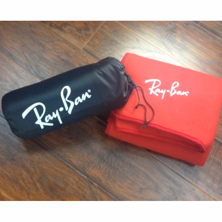 200gsm Polar Fleece Casual Blanket with Strawstring Pouch