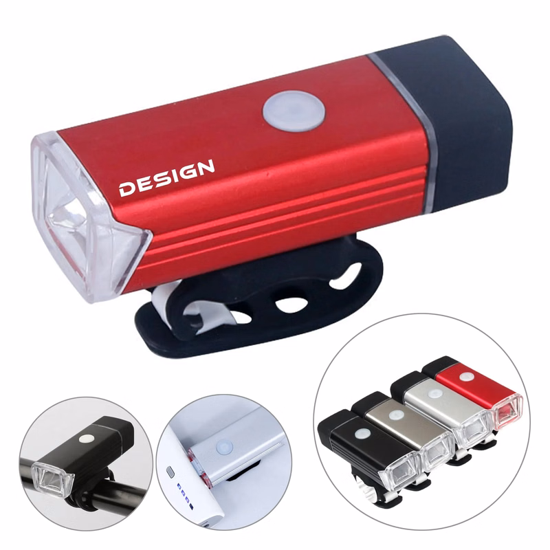 LED Rechargeable Bike Headlight Adjustable Night Light