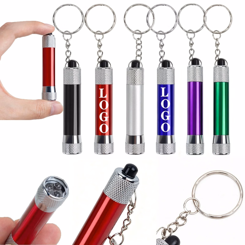 LED Mini Aluminum Keychain Flashlight