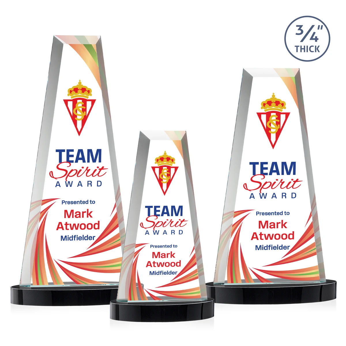 Imperial VividPrint™ Award on Alberton Base - Black 1
