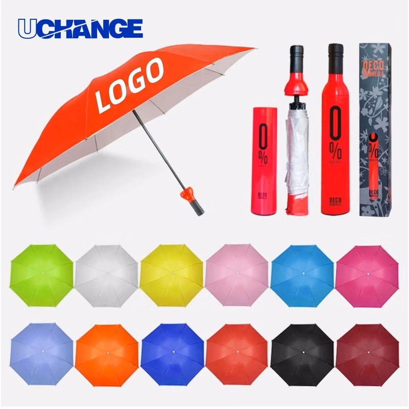 Creative Wine Bottle Umbrella Gift-Style Folding Umbrella
