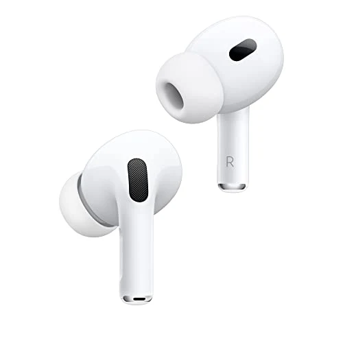Apple AirPods Pro (2nd Generation) Wireless Ear Buds with USB-C Charging, Up to 2X More Active No... 1