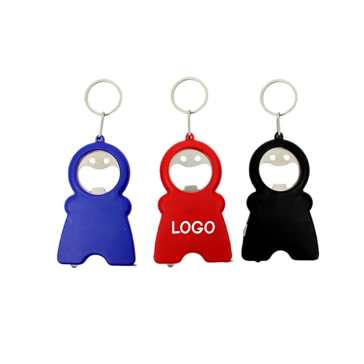 Multifunction Bottle Opener Tape Measure Keychain 1