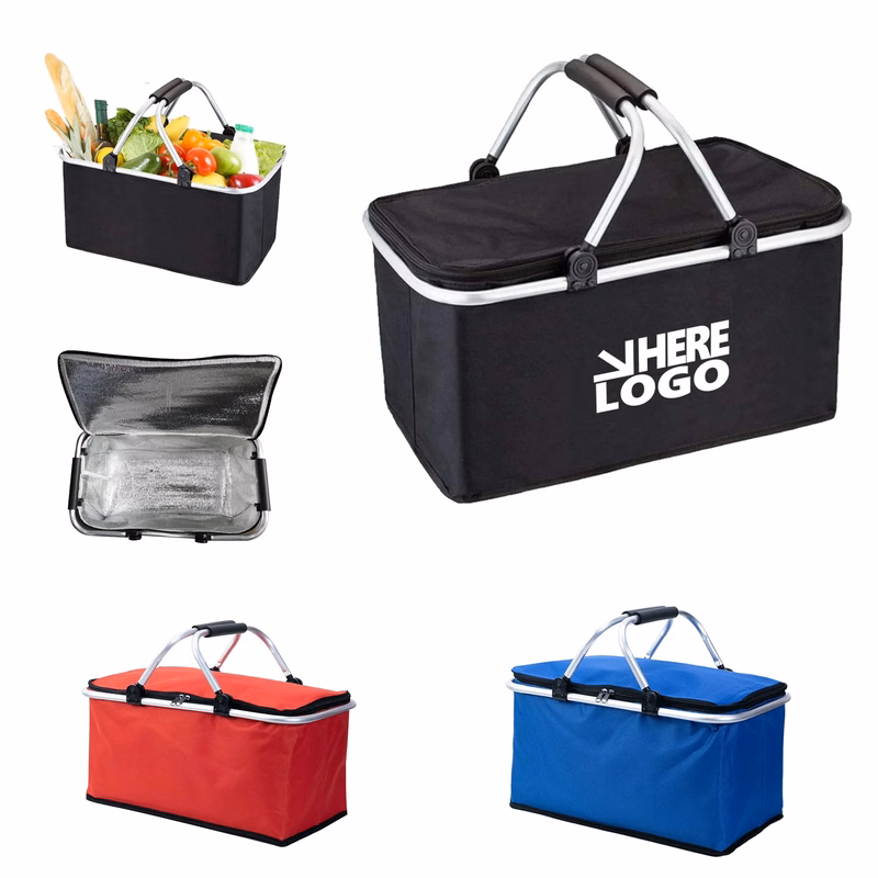 30L Large Picnic Basket Shopping Travel Bag MOQ 10PCS