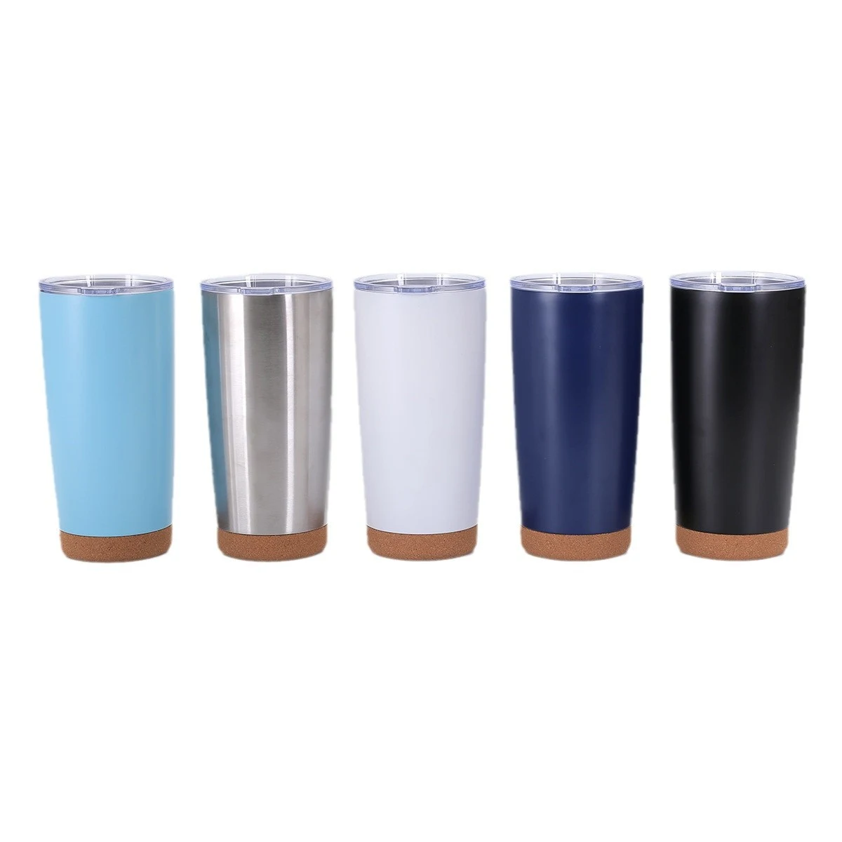20 Oz. Vacuum Tumbler w/Cork Bottom 1