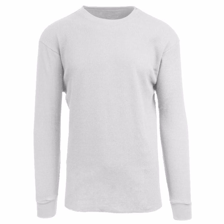 Adult Heavyweight Thermal Shirts - White S-2X