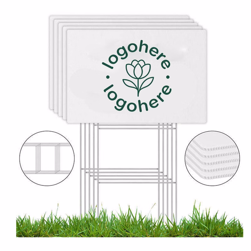 MOQ 20 Personalized Lawn Signs
