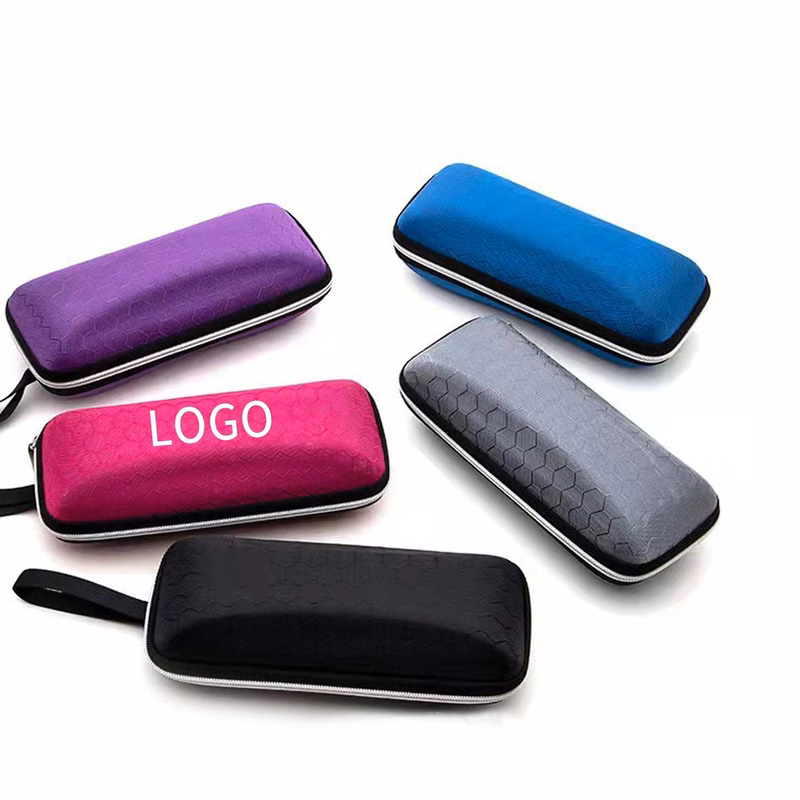 Honeycomb Zipper Glasses Case