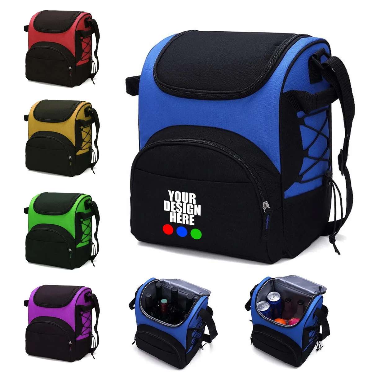 PEVA Waterproof Cooler Bag w/ Shoulder Strap 1