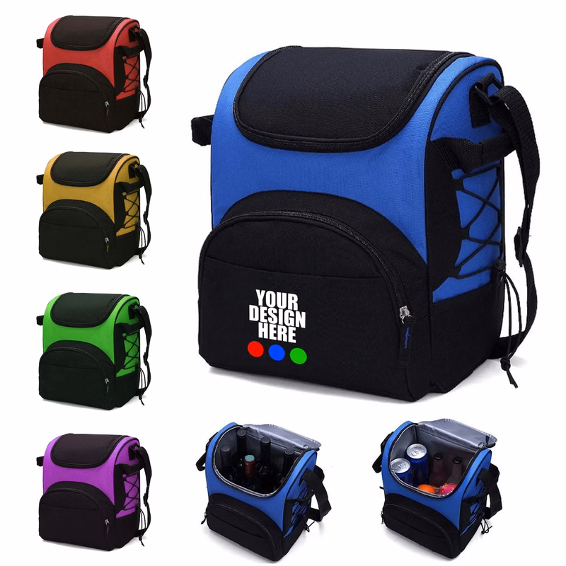 PEVA Waterproof Cooler Bag w/ Shoulder Strap