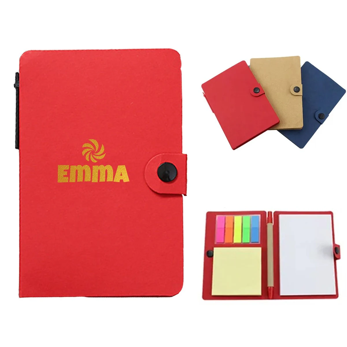 Paper Combination Memo Pad w/ Sticker 1
