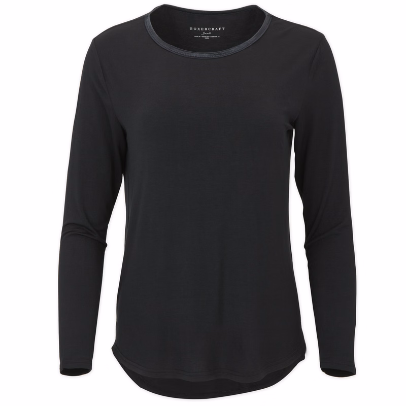 BOXERCRAFT  WOMEN'S BAMBOO LONG SLEEVE TEE