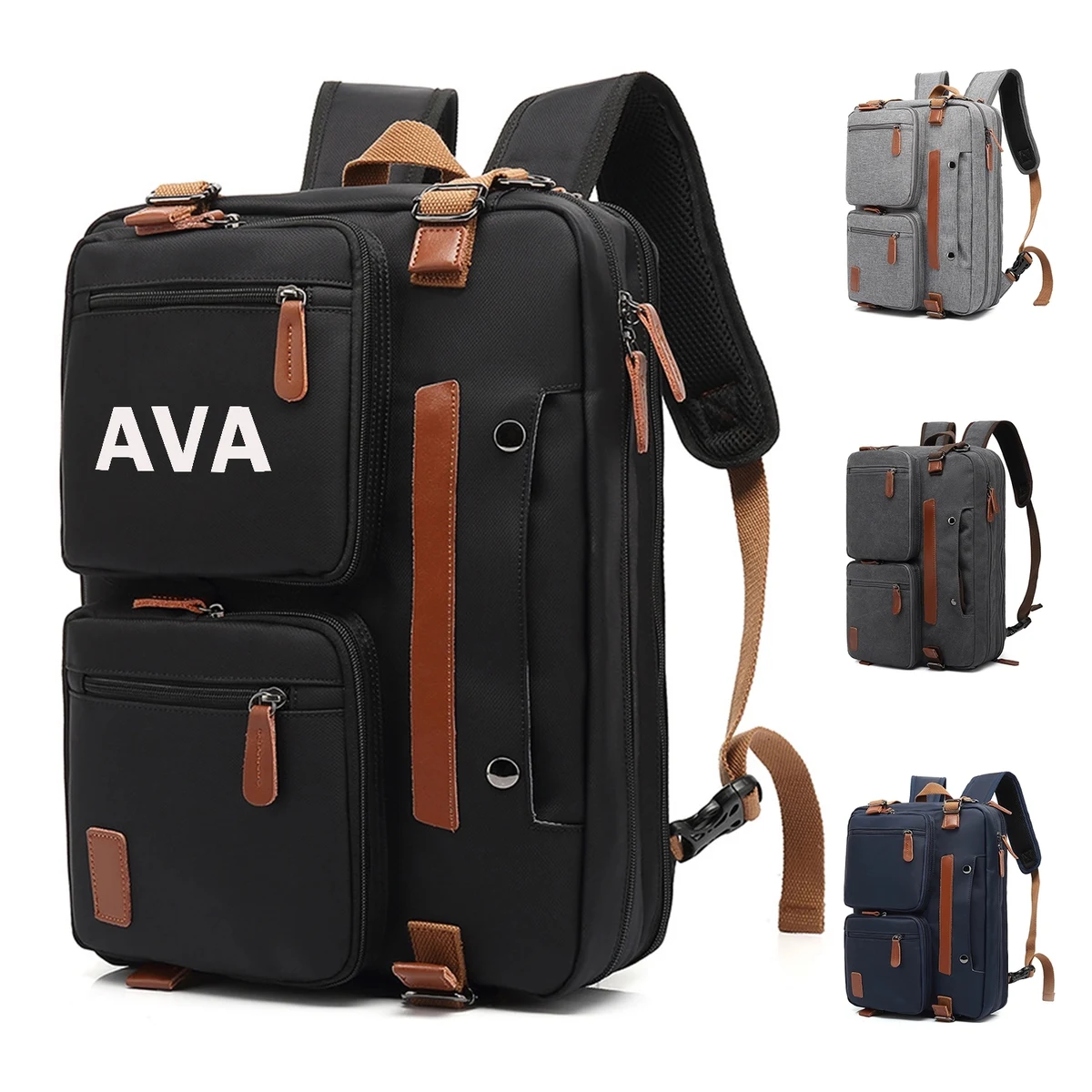 Large Capacity Canvas Backpack 1