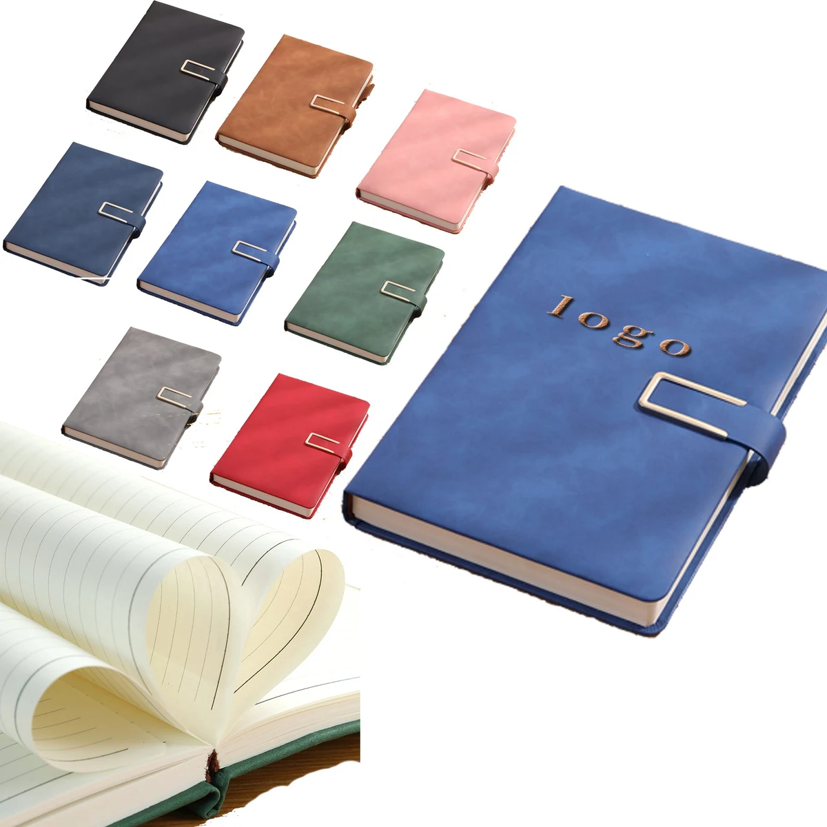 A5 Lined Leather Diary 1