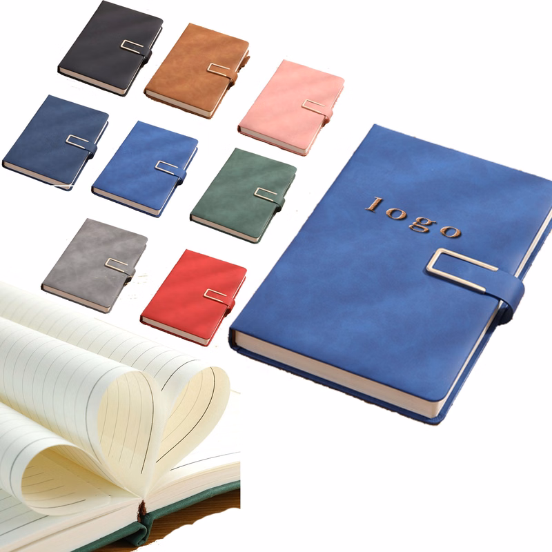 A5 Lined Leather Diary