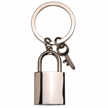 Charm Key & Lock Key Chain