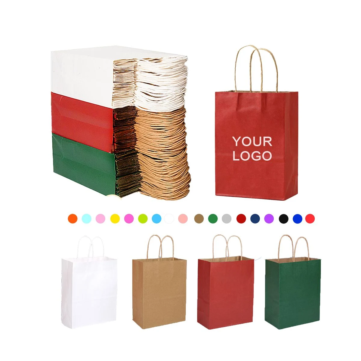 Takeaway Coffee Drinks In Kraft Paper Bags 1