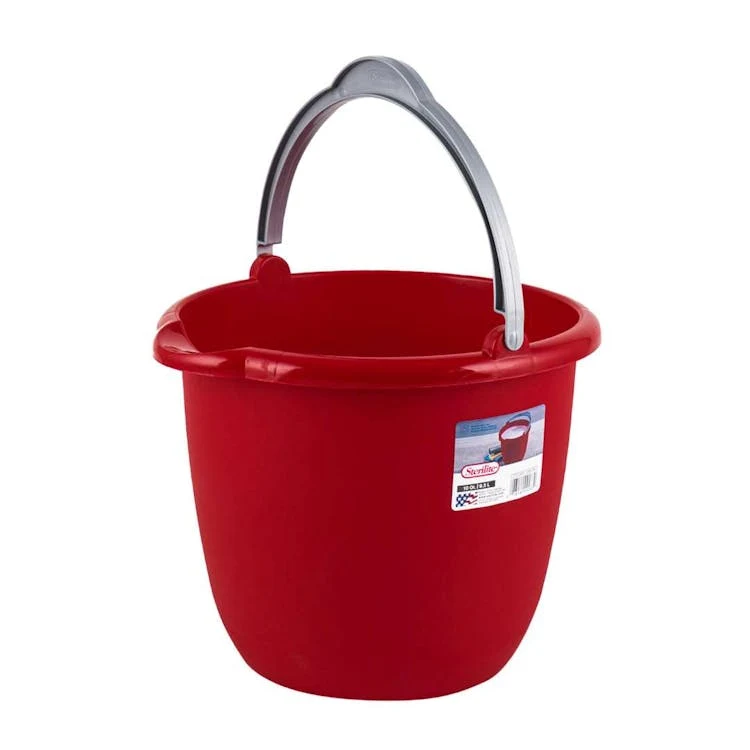 Sterilite Bucket with Handle Red 10qt 1