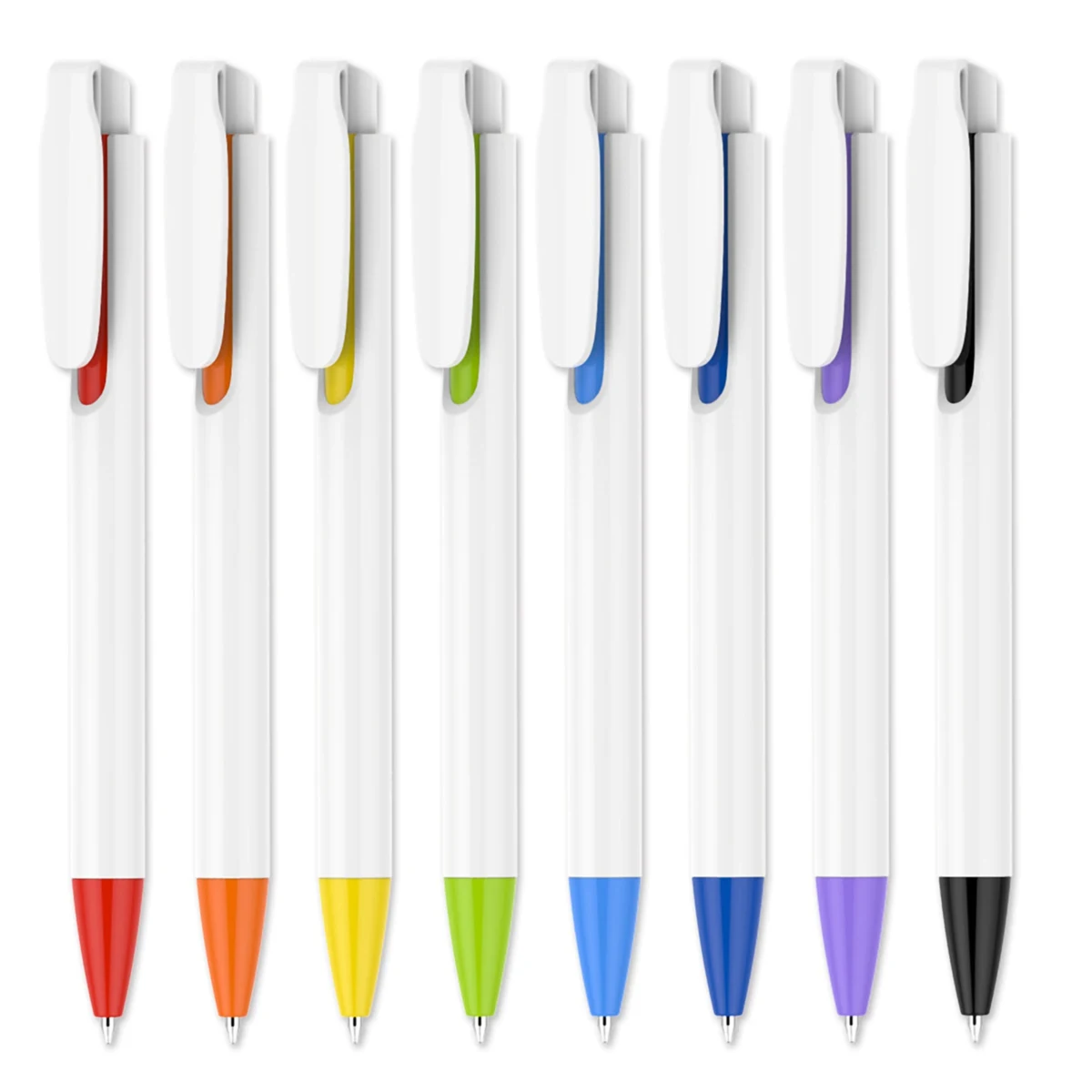 White Retractable Pen 1