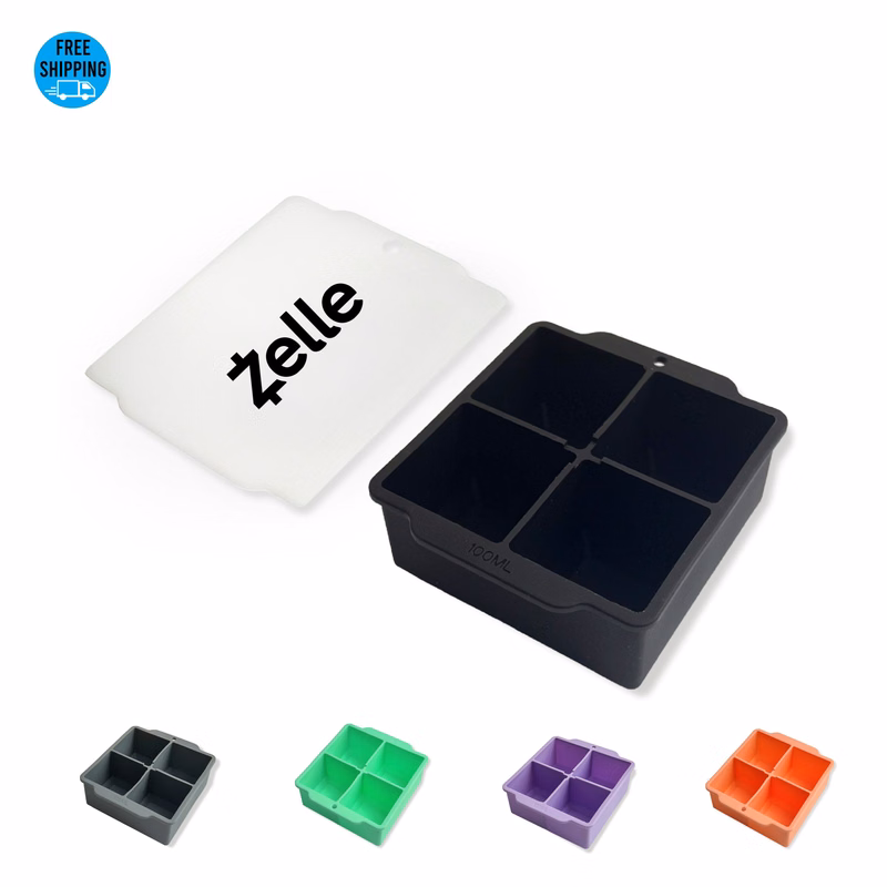 Large Ice Cube Tray 4 Grids