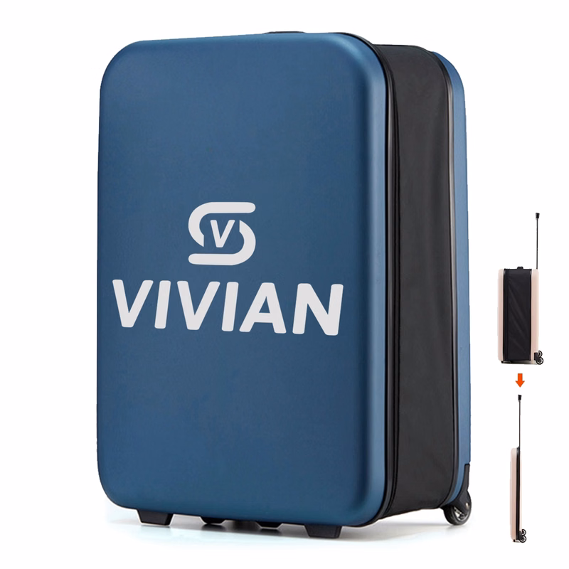 20" Collapsible Suitcase W/ Spinner Wheels