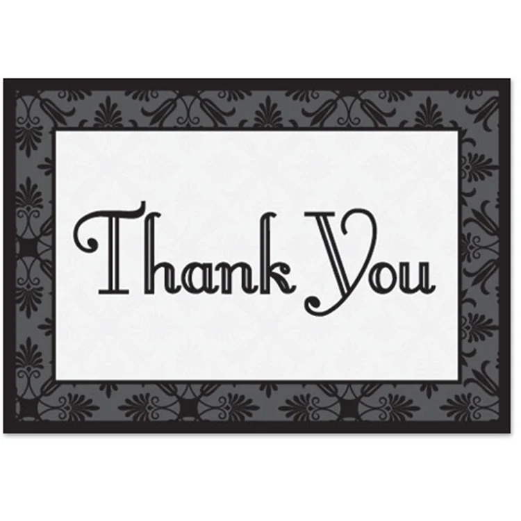 Decorative Thank You Card 1