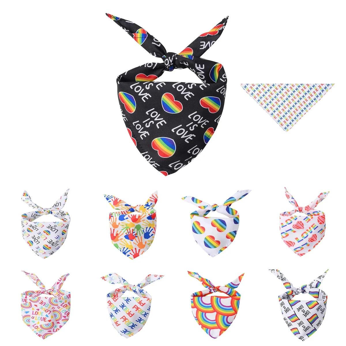 Full Color Pet Triangle Bandana 1
