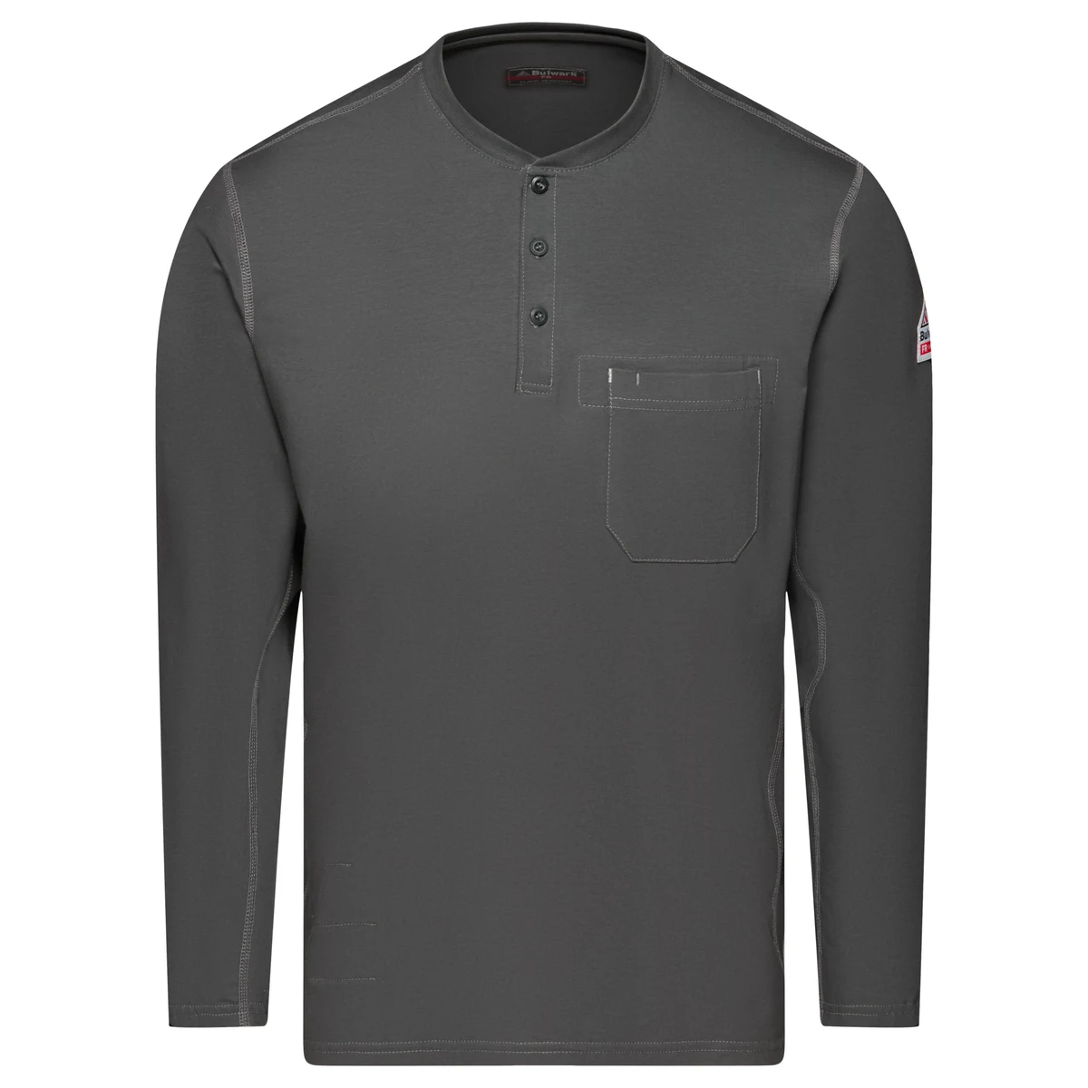 Bulwark® Men's Flex Knit Industrial Henley 1