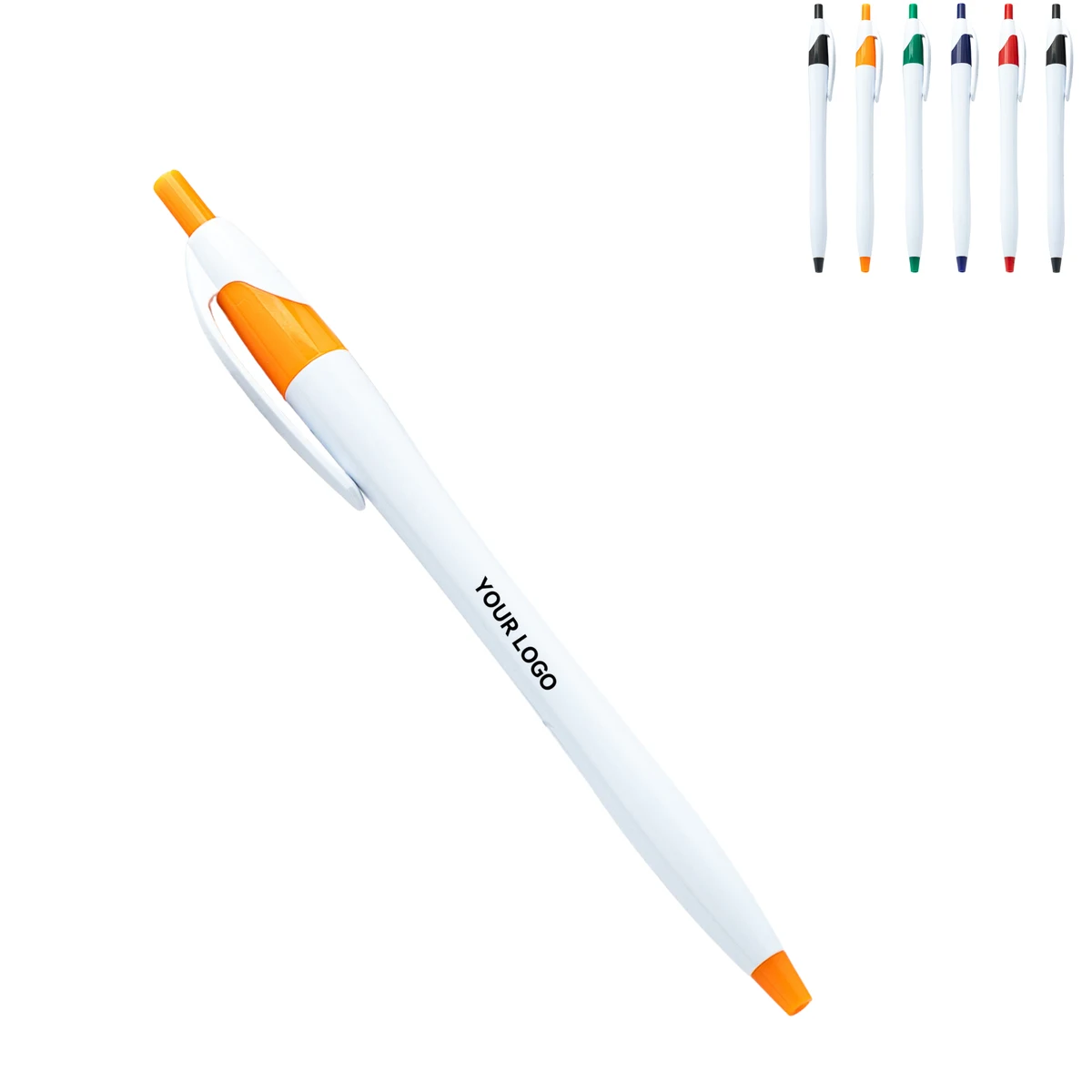 Stylish Click-Action Plastic Ballpoint Pen 1