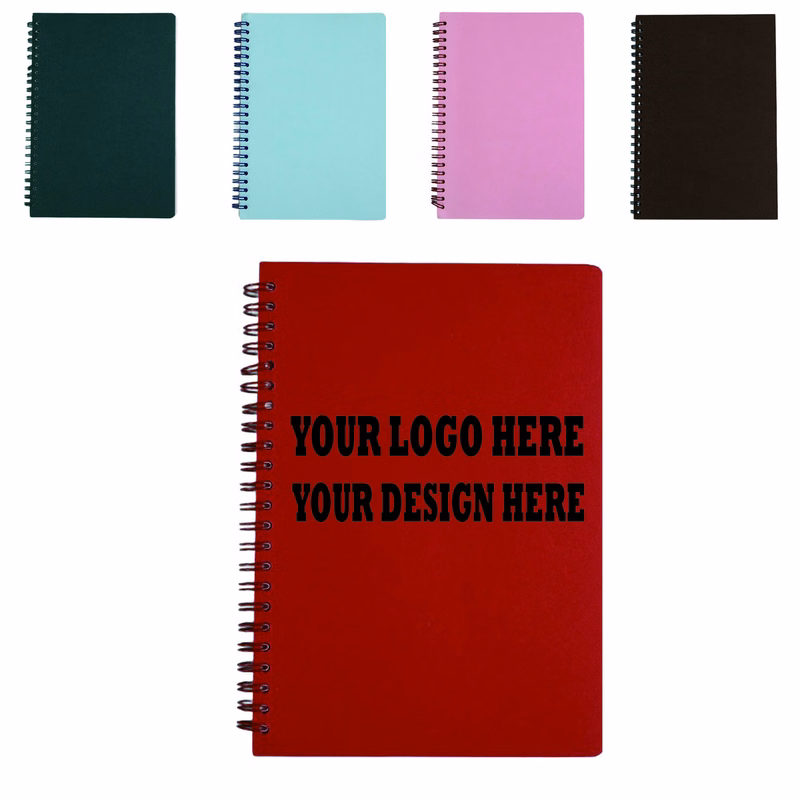 MOQ 50 Academic A4 Twin-Wire Bound Notebook