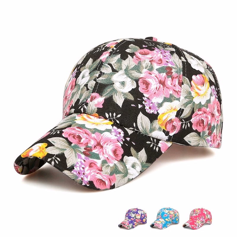 Flower Full Printed Baseball Cap