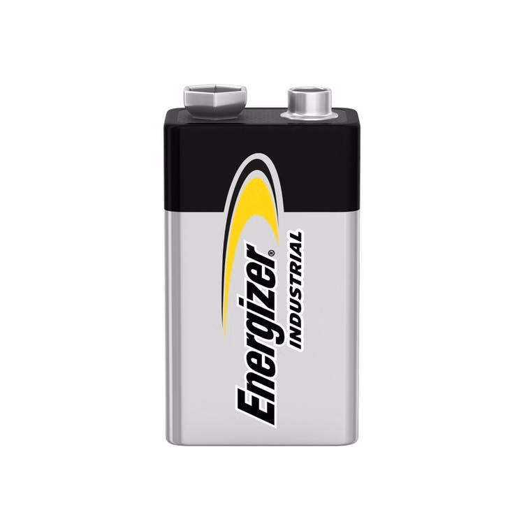 Energizer Industrial Alkaline 9V Batteries - 72 Total