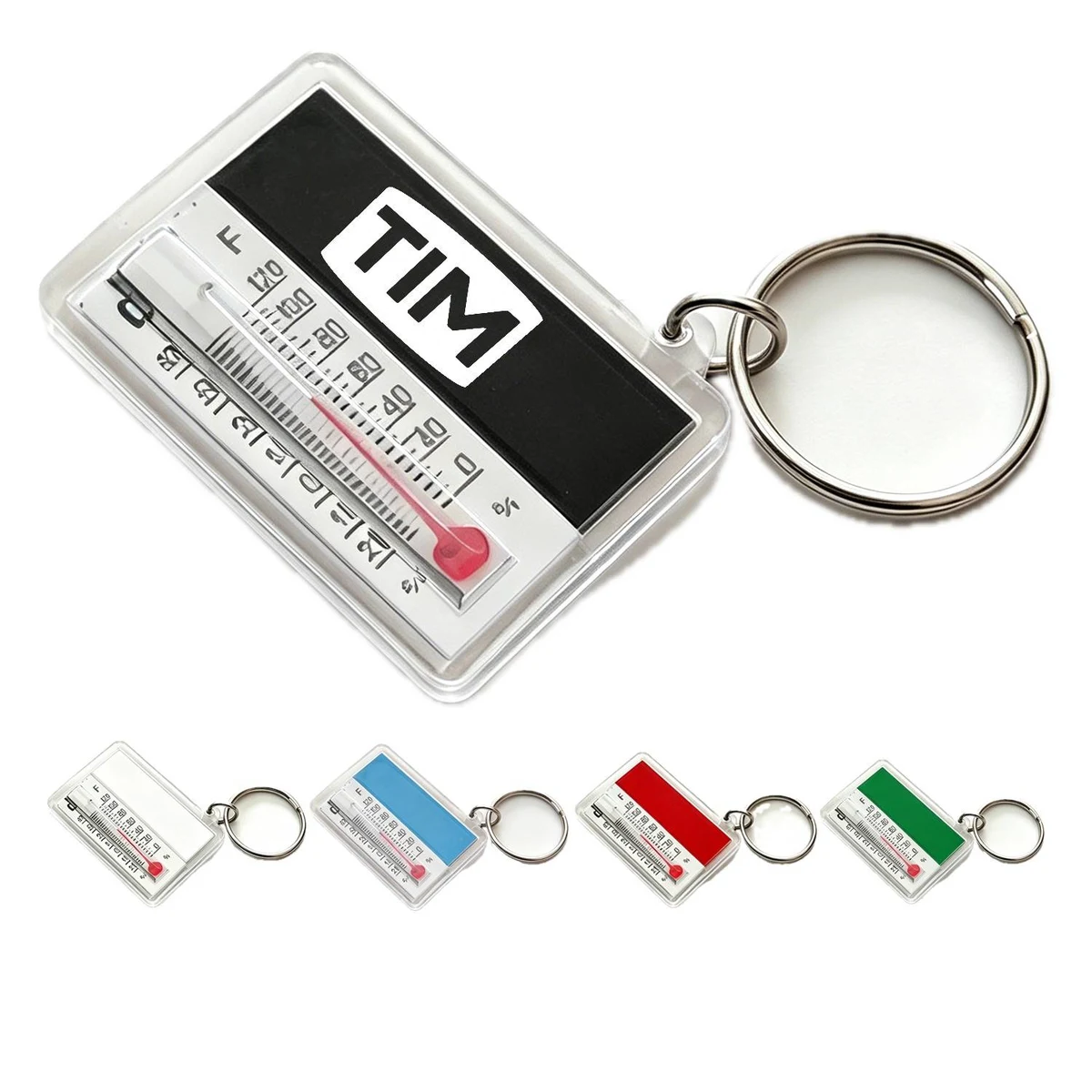 Rectangular Thermometer Keychain 1