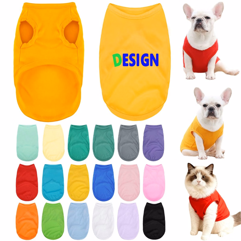 Dog Clothes Fashionable Sleeveless Pet Vest